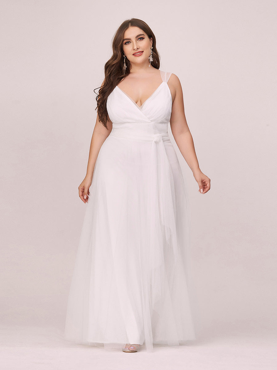Wholesale Fairy Princess Tulle Bridesmaid Dress for Plus Size Women