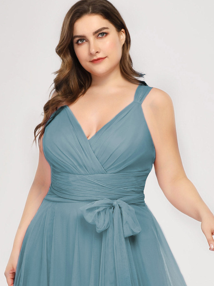 Wholesale Fairy Princess Tulle Bridesmaid Dress for Plus Size Women