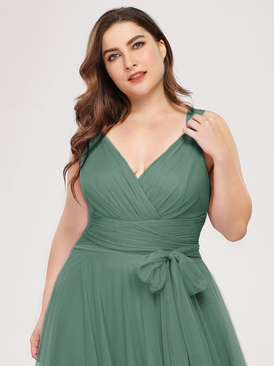 Wholesale Fairy Princess Tulle Bridesmaid Dress for Plus Size Women