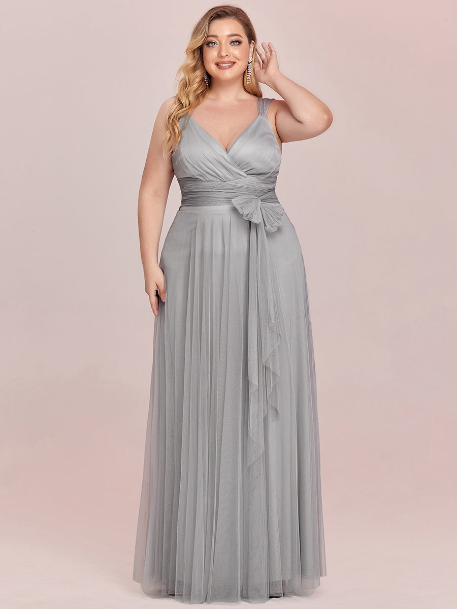 Wholesale Fairy Princess Tulle Bridesmaid Dress for Plus Size Women