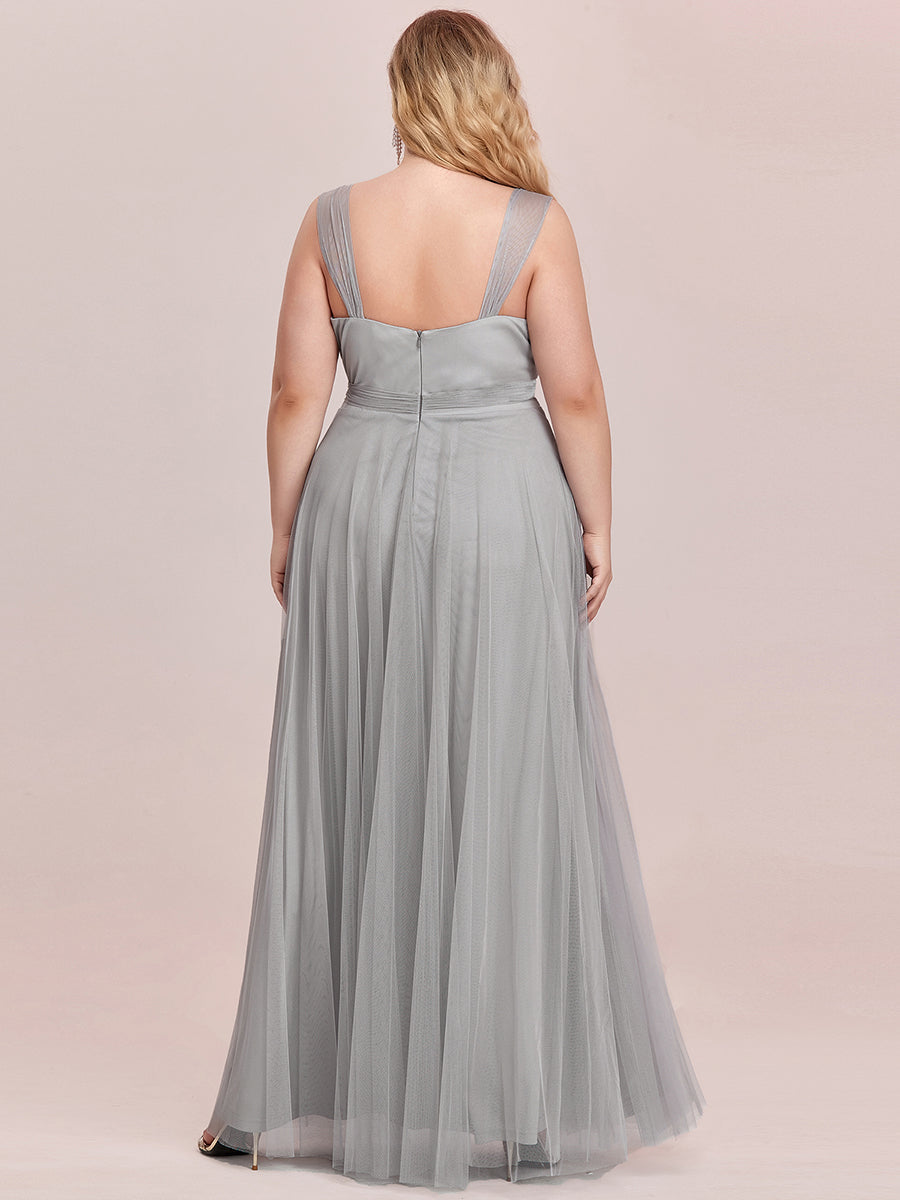 Wholesale Fairy Princess Tulle Bridesmaid Dress for Plus Size Women
