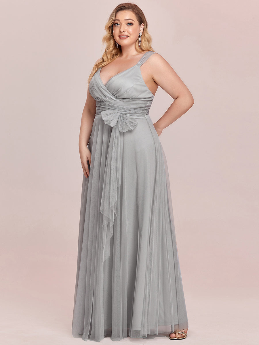 Wholesale Fairy Princess Tulle Bridesmaid Dress for Plus Size Women