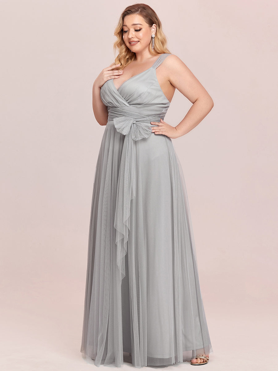 Wholesale Fairy Princess Tulle Bridesmaid Dress for Plus Size Women