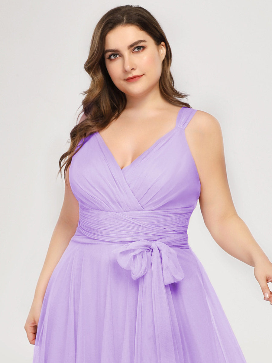 Wholesale Fairy Princess Tulle Bridesmaid Dress for Plus Size Women