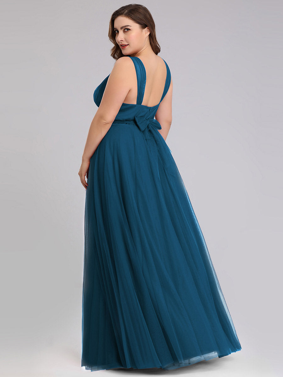 Wholesale Fairy Princess Tulle Bridesmaid Dress for Plus Size Women