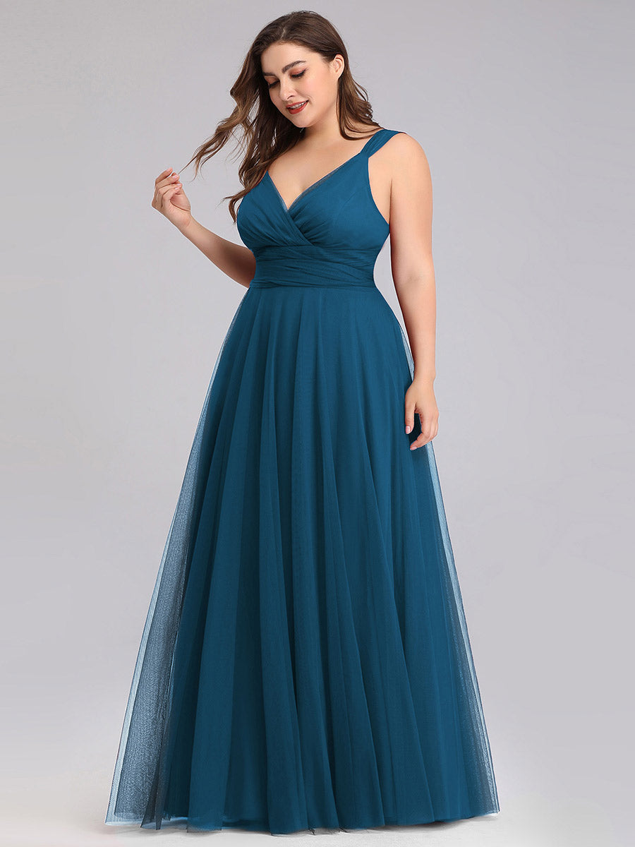 Wholesale Fairy Princess Tulle Bridesmaid Dress for Plus Size Women