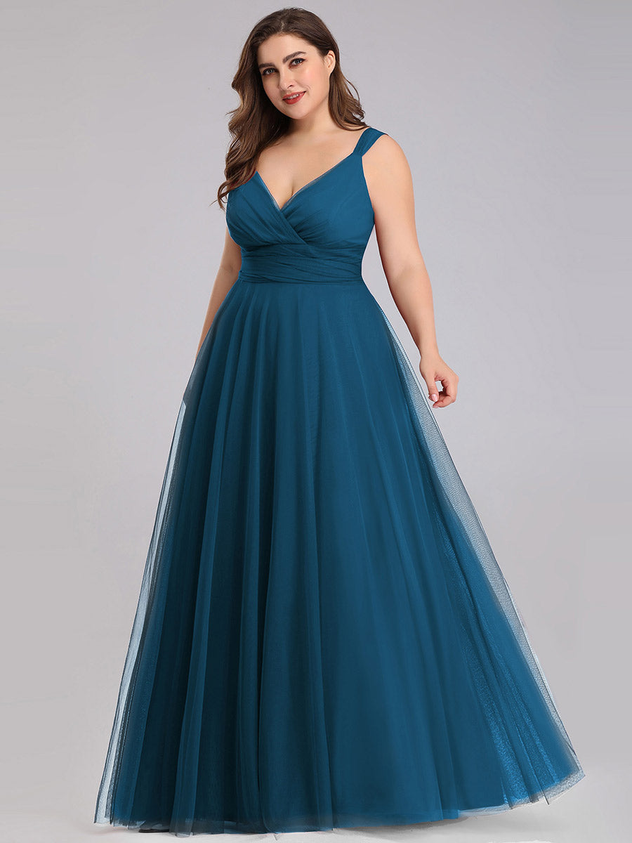 Wholesale Fairy Princess Tulle Bridesmaid Dress for Plus Size Women