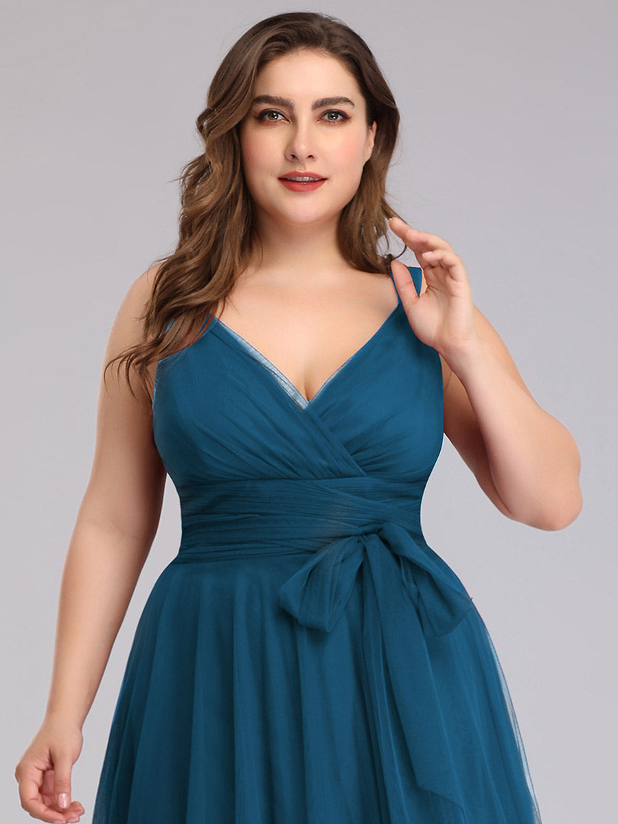 Wholesale Fairy Princess Tulle Bridesmaid Dress for Plus Size Women