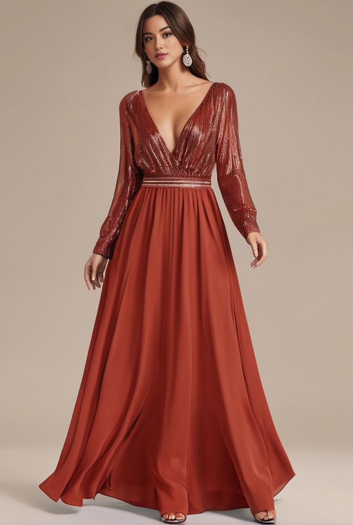 convertible chiffon lace open back spaghetti straps bridesmaid dress 141721