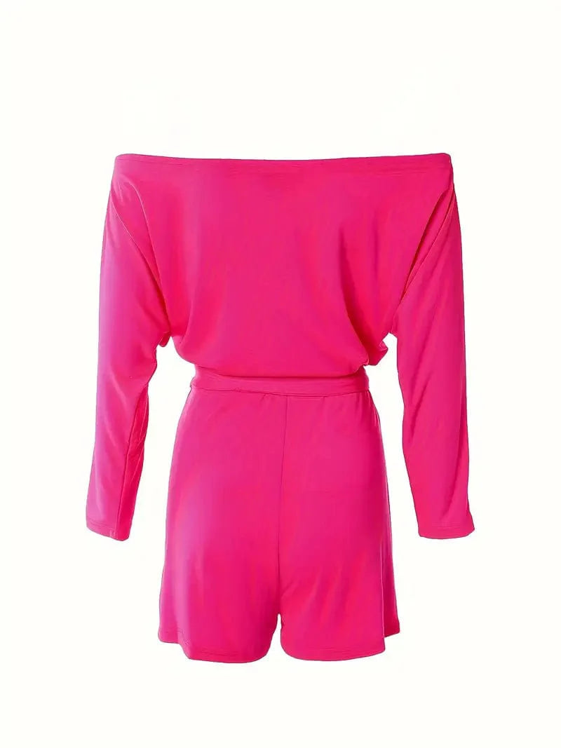 Stylish Off Shoulder Summer Jumpsuit for Women