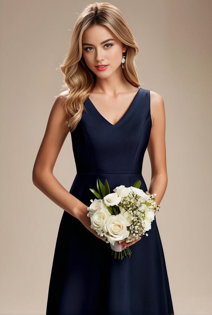 deep v neck lace chiffon bridesmaid dress with asymmetrical hem 143359