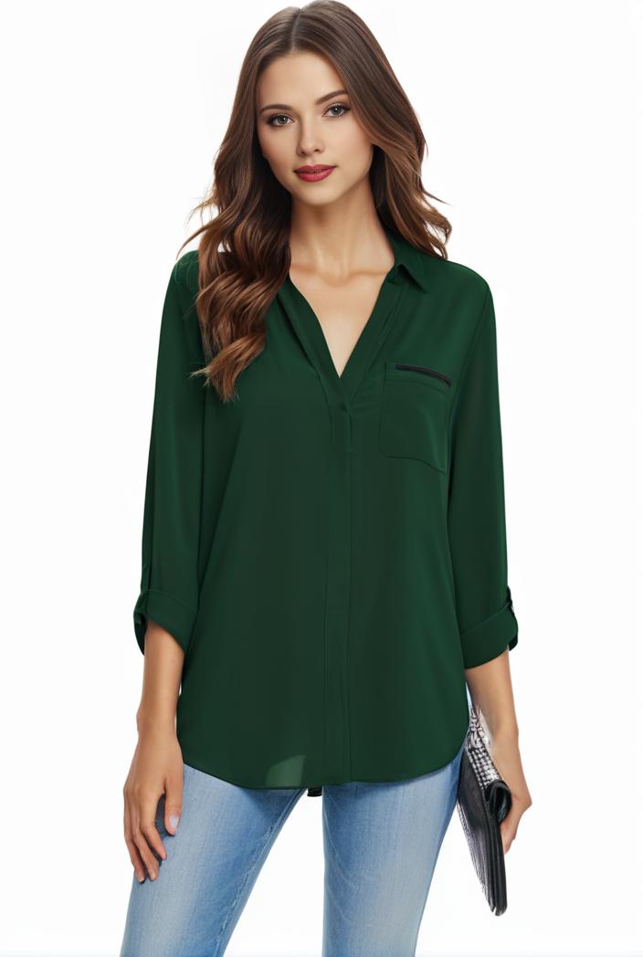 plus size casual blouse women s plus solid half sleeve turn down collar tunic top 134836