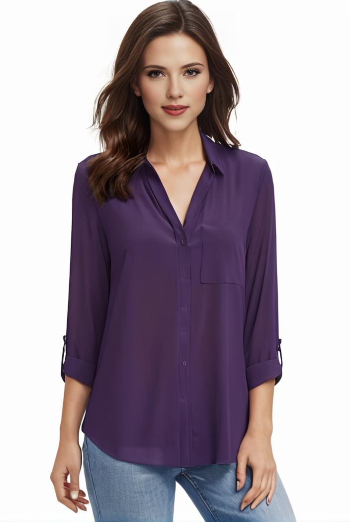 plus size casual blouse women s plus solid half sleeve turn down collar tunic top 134844