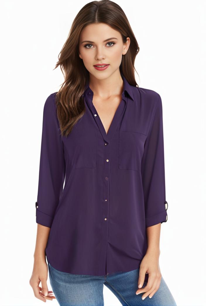 plus size casual blouse women s plus solid half sleeve turn down collar tunic top 134845