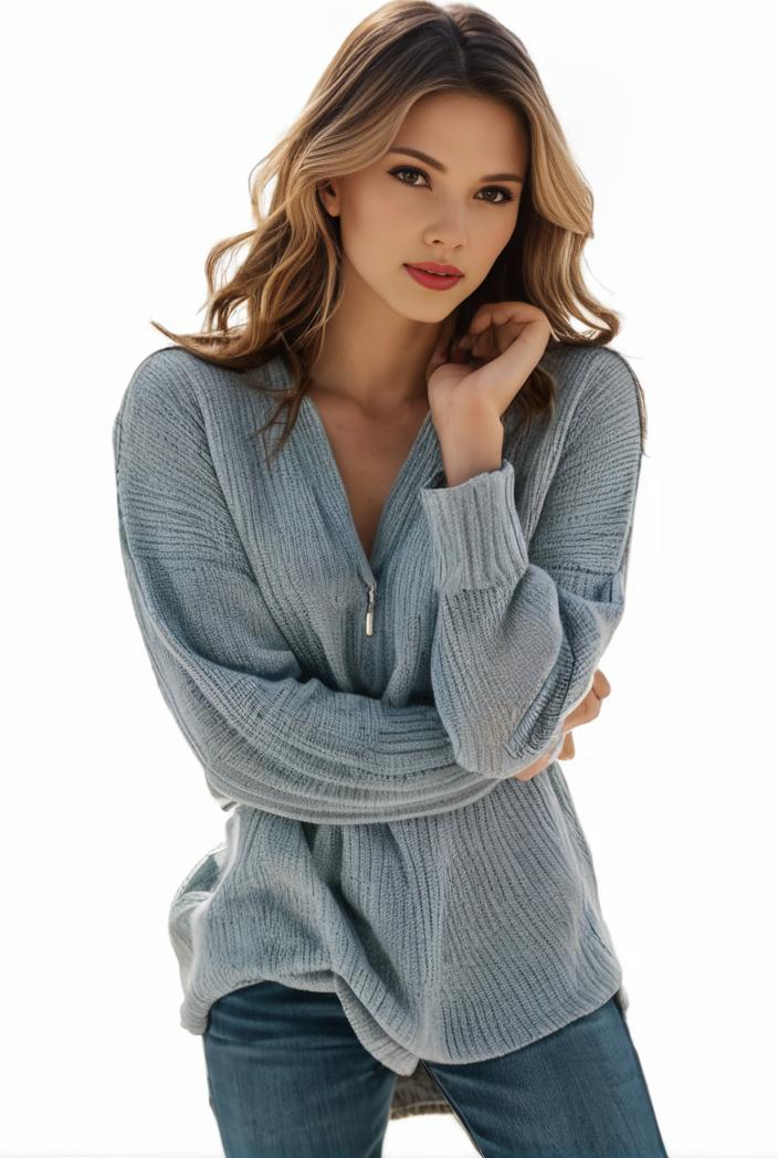 plus size casual sweatshirt women s plus geometric print long sleeve round neck half zipper slight stretch pullover top 135184