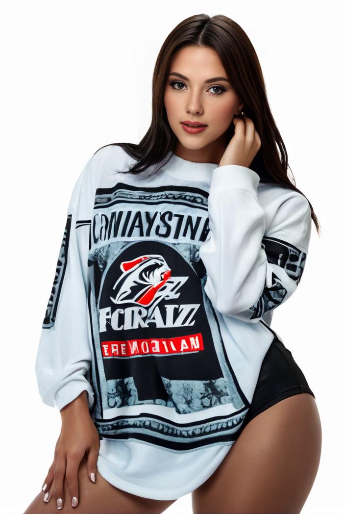 plus size casual sweatshirt women s plus graphic letter print long sleeve round neck slight stretch sweatshirt 135197