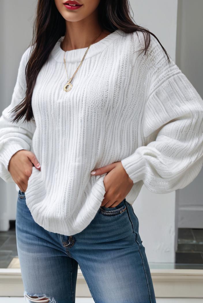 plus size casual sweatshirt women s plus solid waffle pattern long sleeve round neck sweatshirt 135317