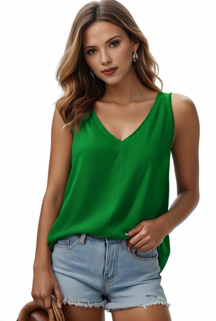 plus size casual tank top women s plus solid square neck pleated medium stretch tank top 135539