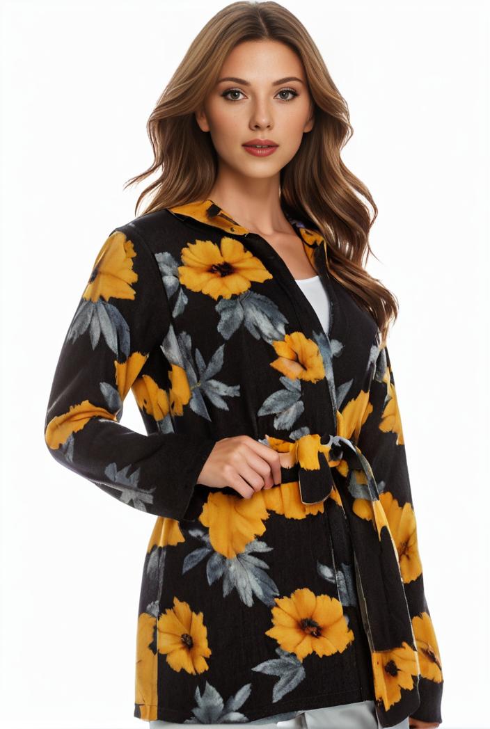 plus size halloween coat women s pus allover cat pumpkin print long sleeve open front medium stretch cardigan overcoat 137470