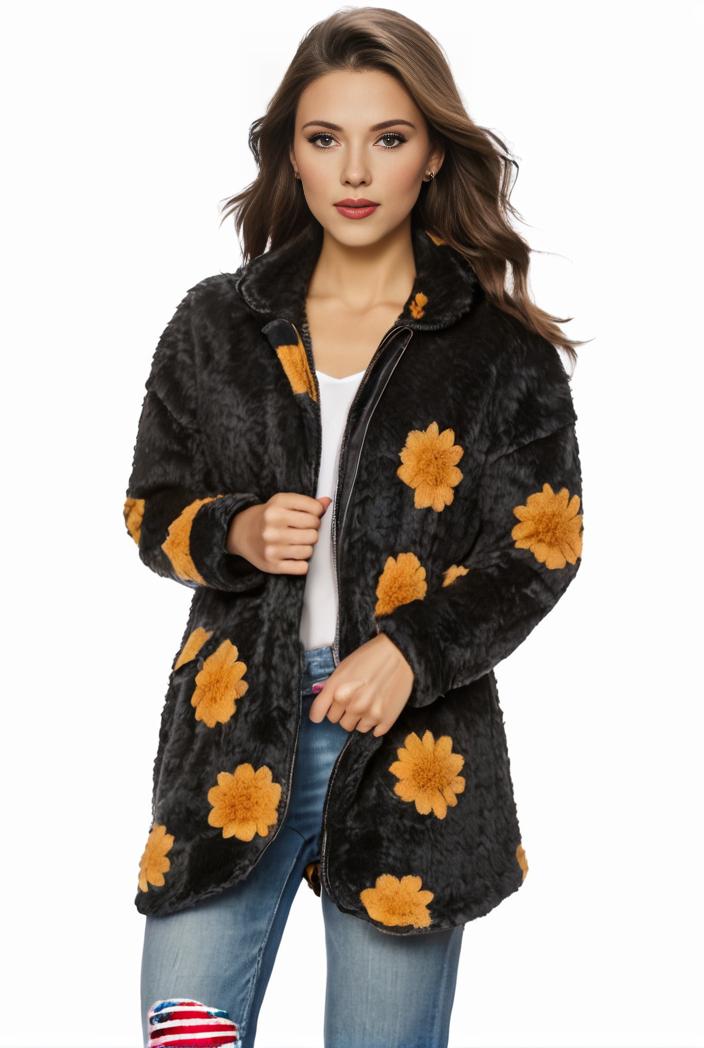 plus size halloween coat women s pus allover cat pumpkin print long sleeve open front medium stretch cardigan overcoat 137481