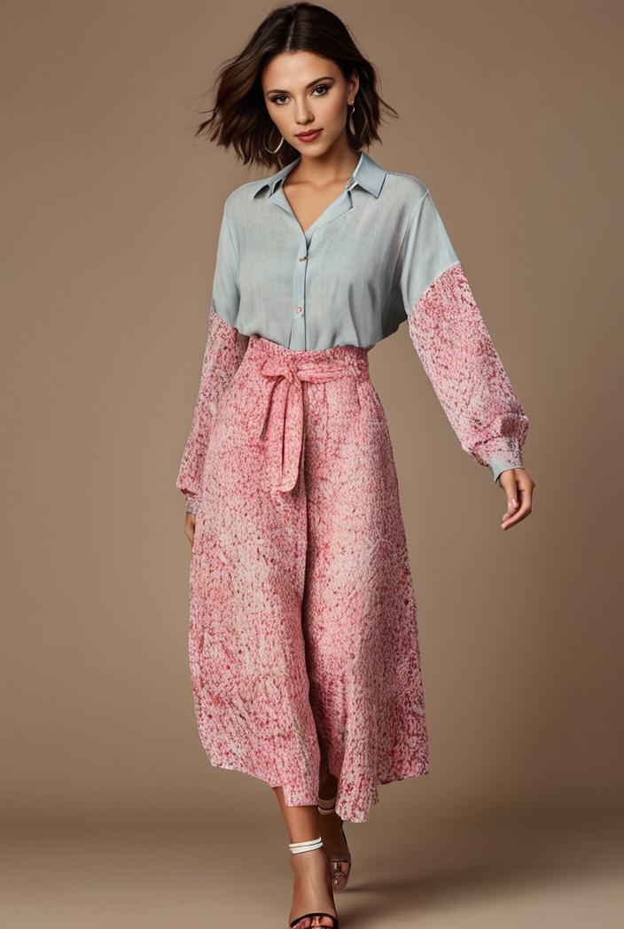 floral peacock print long sleeve loose swim robe beach cover up coat 121405