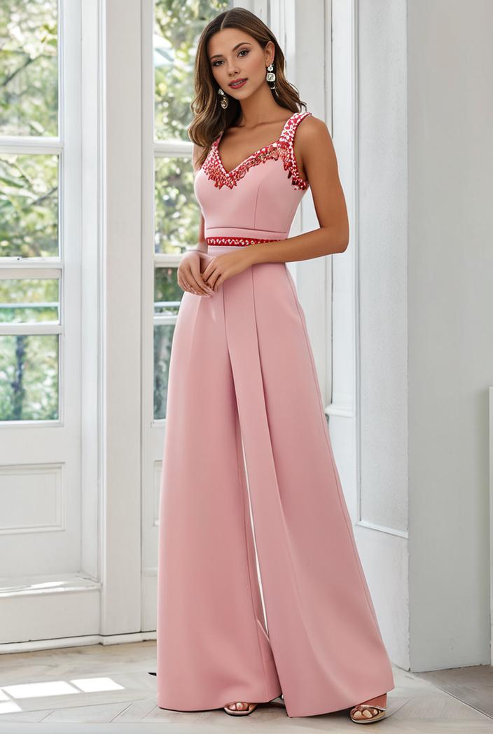 flowy chiffon one shoulder with three straps bridesmaid dress 122057