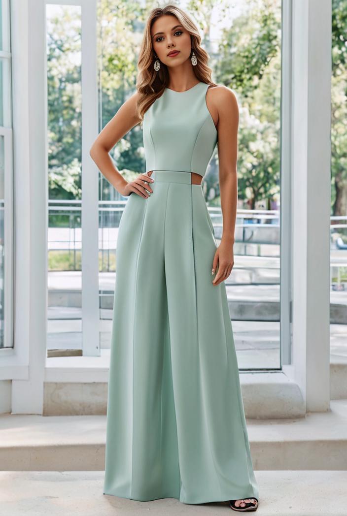 flowy chiffon one shoulder with three straps bridesmaid dress 122124