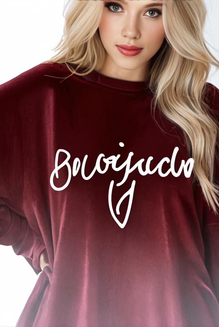 plus size casual sweatshirt women s plus ombre letter heart print raglan sleeve round neck slight stretch pullover sweatshirt 128796