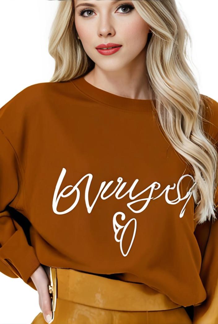 plus size casual sweatshirt women s plus ombre letter heart print raglan sleeve round neck slight stretch pullover sweatshirt 128825
