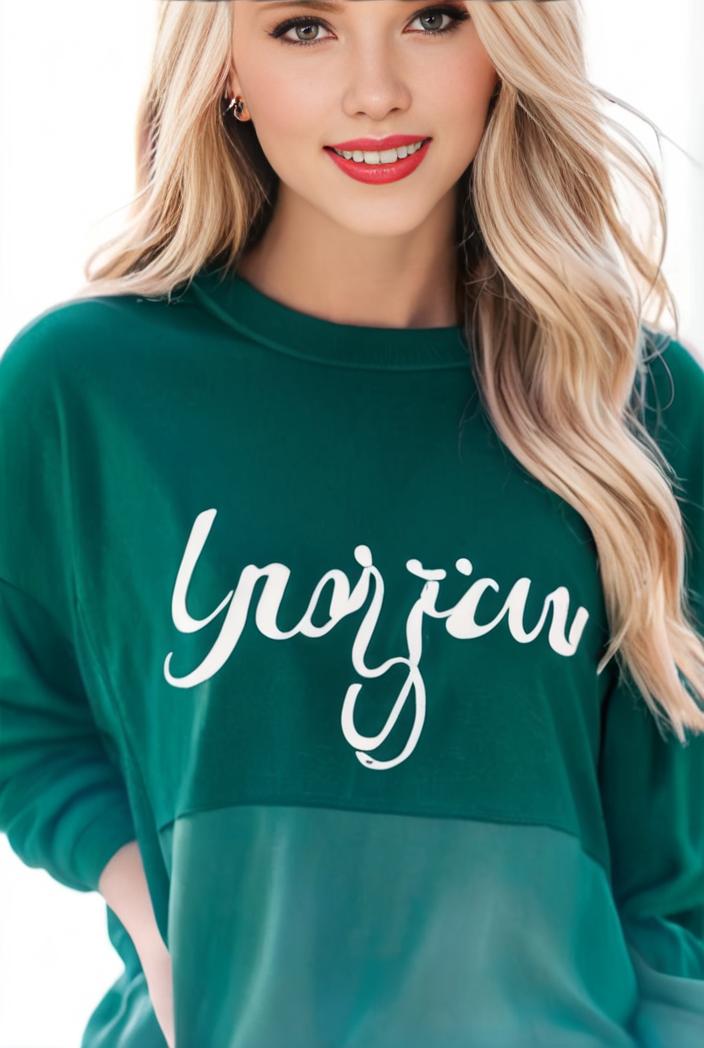 plus size casual sweatshirt women s plus ombre letter heart print raglan sleeve round neck slight stretch pullover sweatshirt 128829