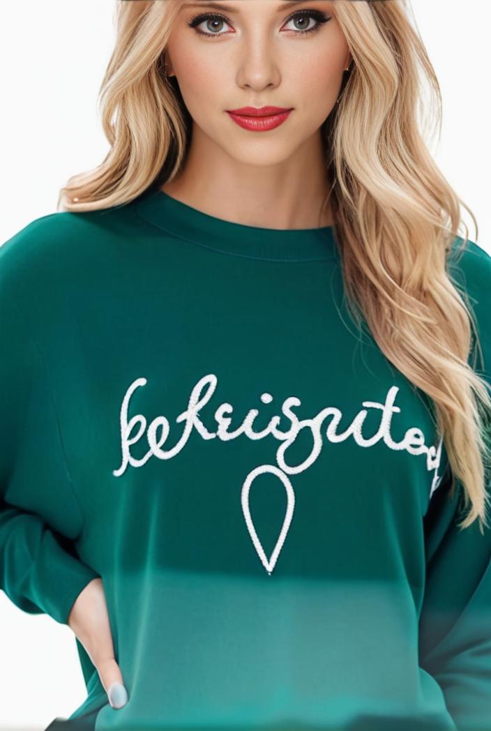 plus size casual sweatshirt women s plus ombre letter heart print raglan sleeve round neck slight stretch pullover sweatshirt 128830