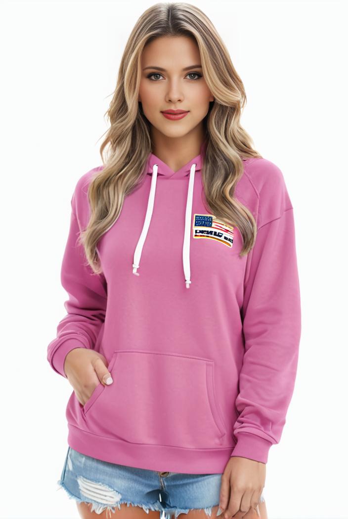 plus size casual sweatshirt women s plus solid cut out long sleeve slight stretch drawstring hoodie with pocket 128860