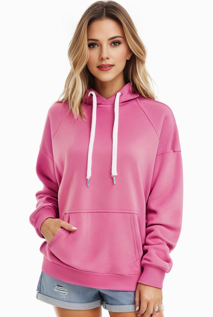 plus size casual sweatshirt women s plus solid cut out long sleeve slight stretch drawstring hoodie with pocket 128862