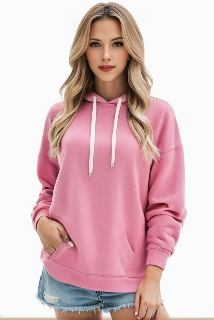 plus size casual sweatshirt women s plus solid cut out long sleeve slight stretch drawstring hoodie with pocket 128863
