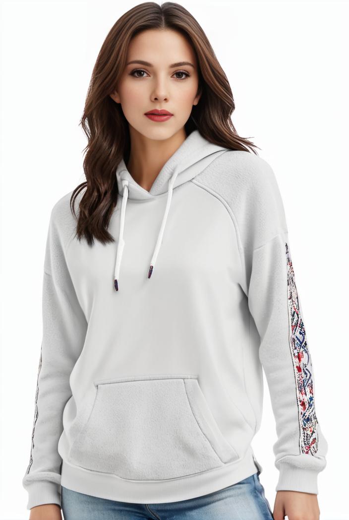 plus size casual sweatshirt women s plus solid cut out long sleeve slight stretch drawstring hoodie with pocket 128867