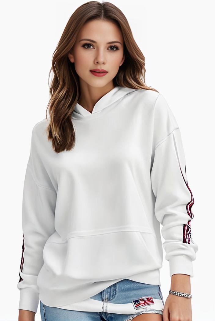 plus size casual sweatshirt women s plus solid cut out long sleeve slight stretch drawstring hoodie with pocket 128868