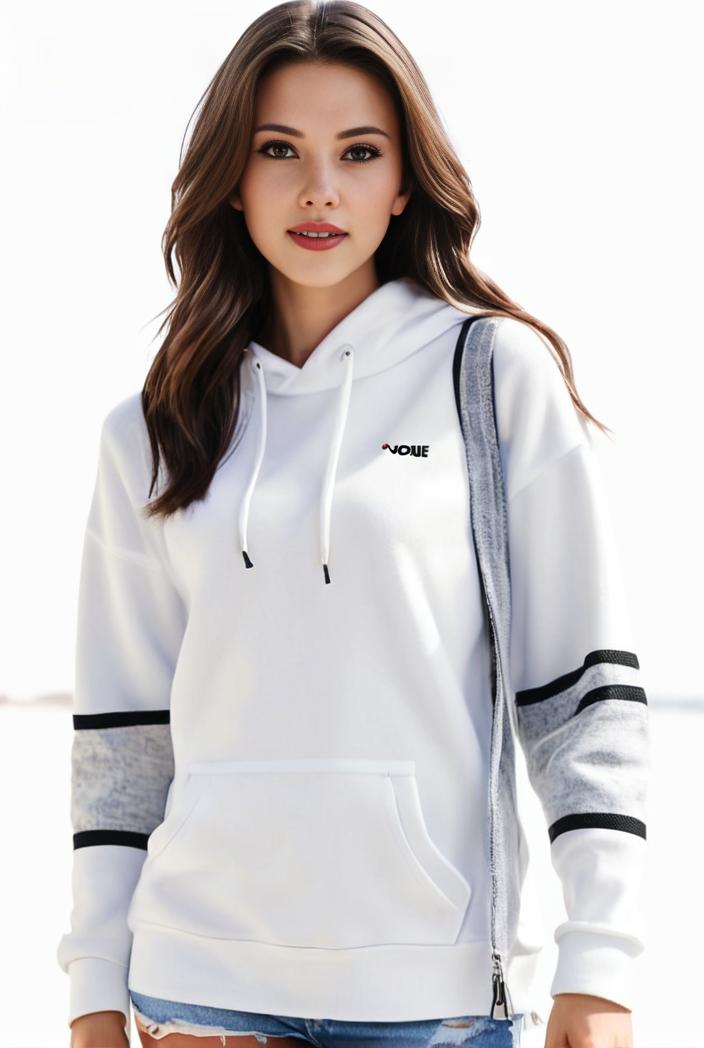 plus size casual sweatshirt women s plus solid cut out long sleeve slight stretch drawstring hoodie with pocket 128869