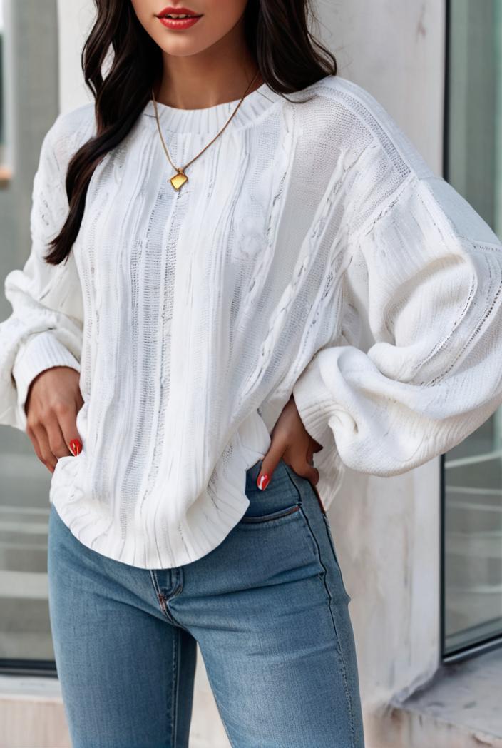 plus size casual sweatshirt women s plus solid waffle pattern long sleeve round neck sweatshirt 128895