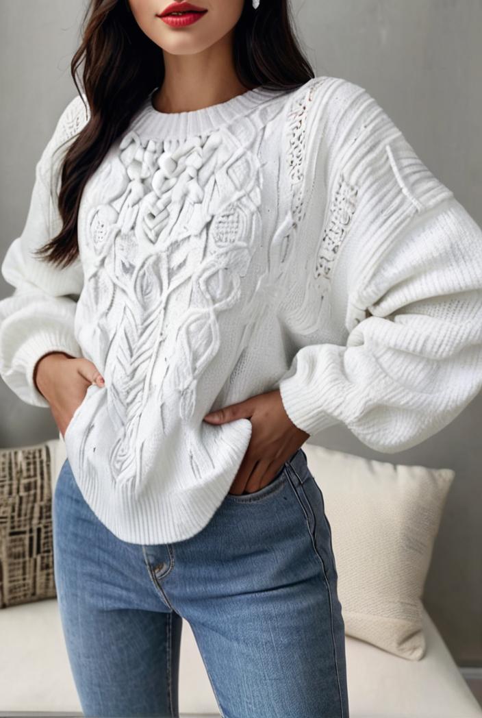 plus size casual sweatshirt women s plus solid waffle pattern long sleeve round neck sweatshirt 128900