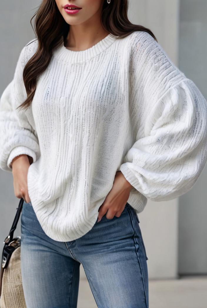 plus size casual sweatshirt women s plus solid waffle pattern long sleeve round neck sweatshirt 128902