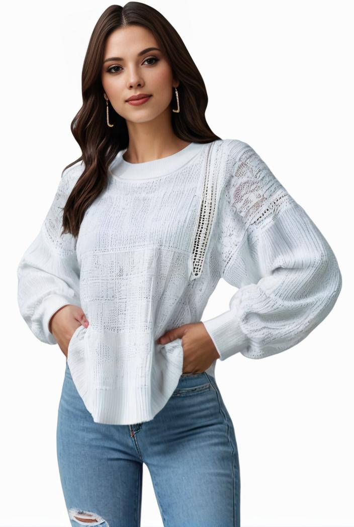 plus size casual sweatshirt women s plus solid waffle pattern long sleeve round neck sweatshirt 128908