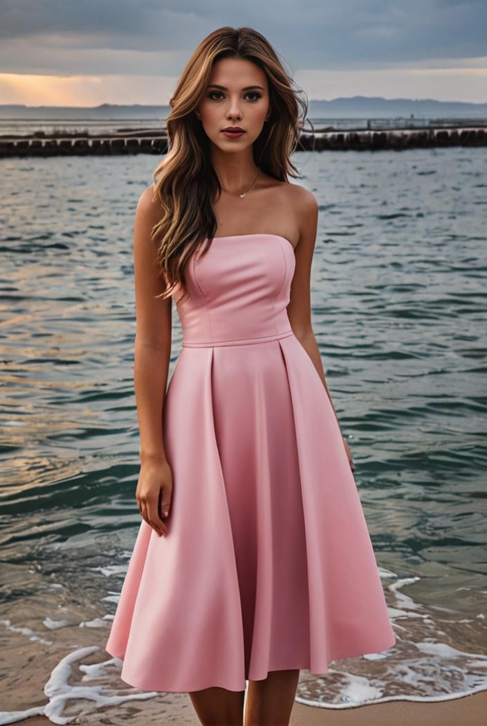 short lace halter neck backless chiffon homecoming dress 138490