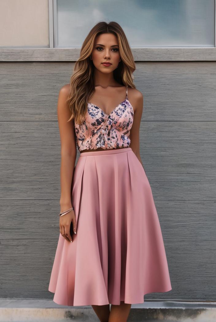 short lace halter neck backless chiffon homecoming dress 138493