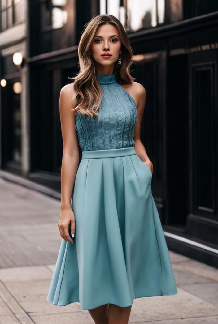short lace halter neck backless chiffon homecoming dress 138500