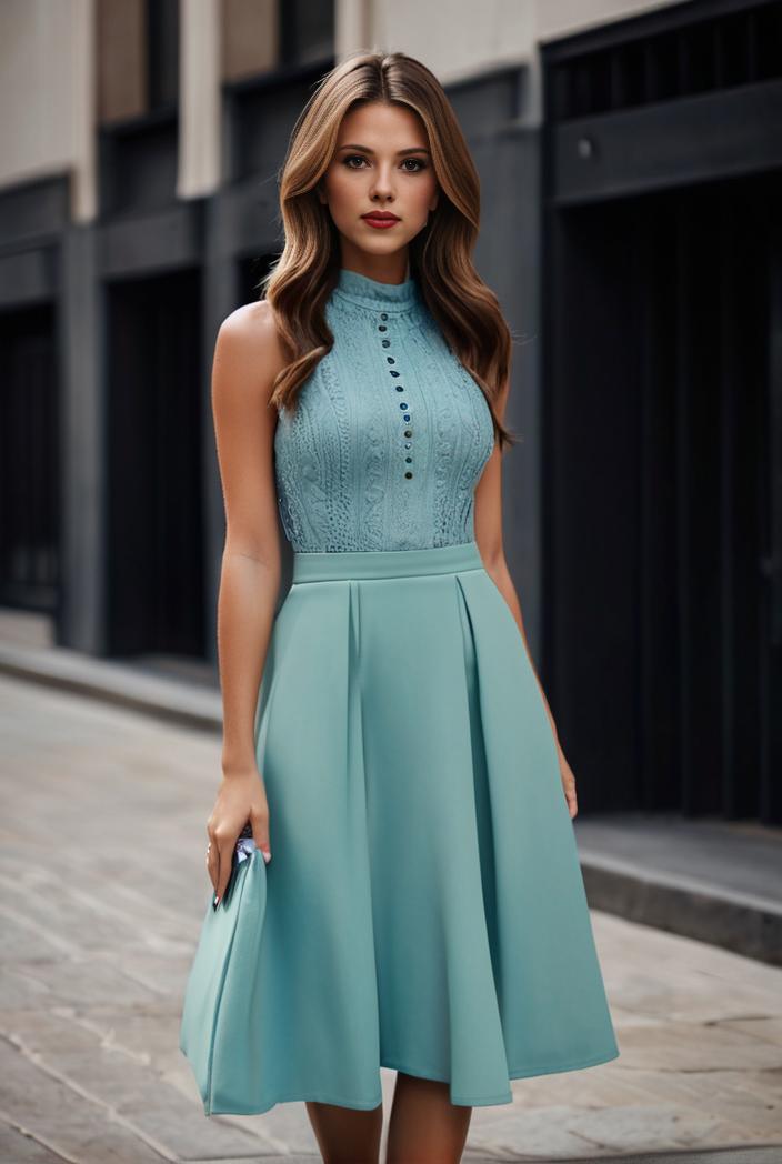 short lace halter neck backless chiffon homecoming dress 138502