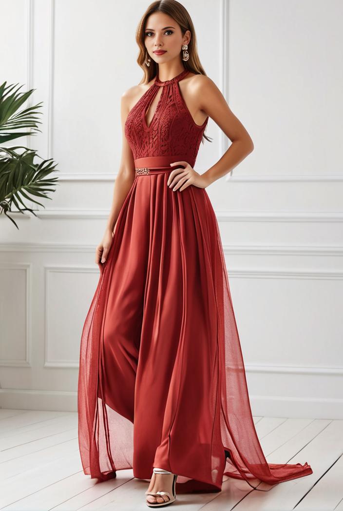 sleeveless v back tulle high low sequin appliques evening dresses 139933