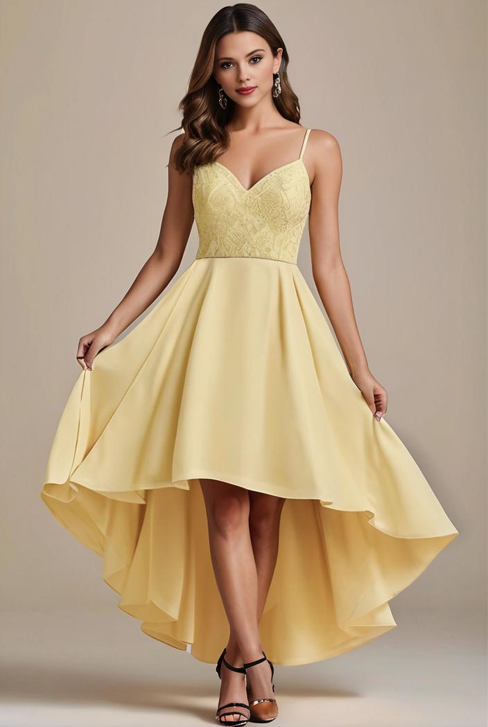 sleeveless v back tulle high low sequin appliques evening dresses 139938