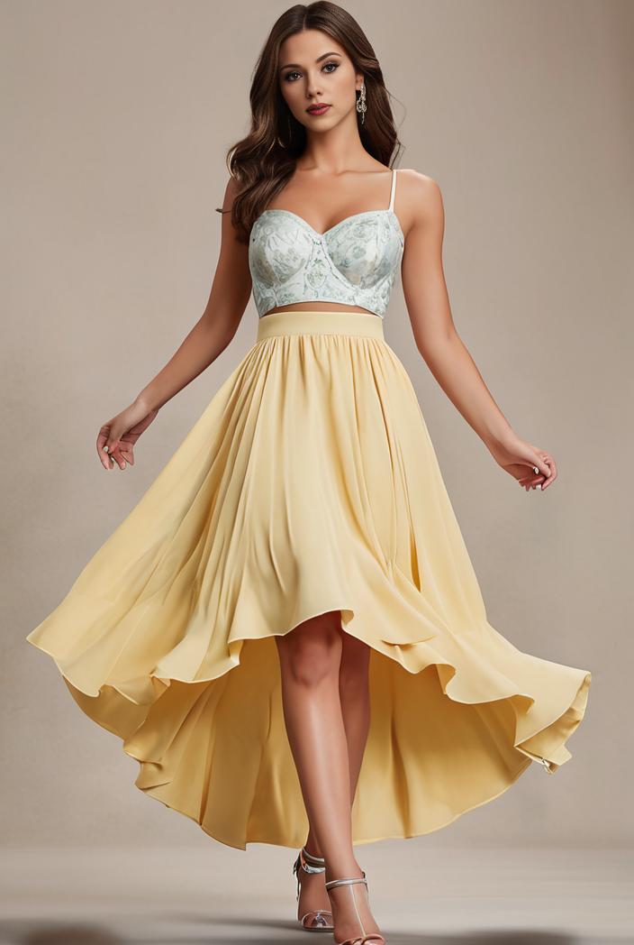 sleeveless v back tulle high low sequin appliques evening dresses 139944