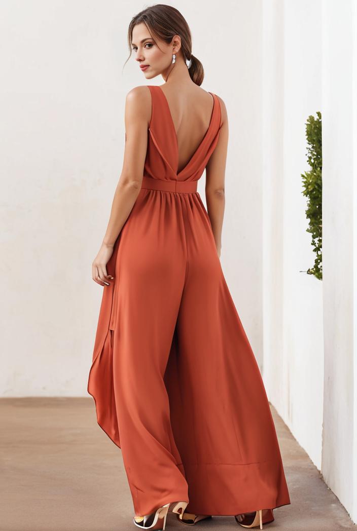 sleeveless v back tulle high low sequin appliques evening dresses 139975