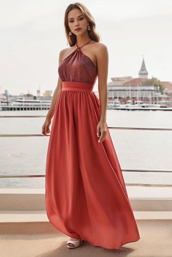 sleeveless v back tulle high low sequin appliques evening dresses 139979